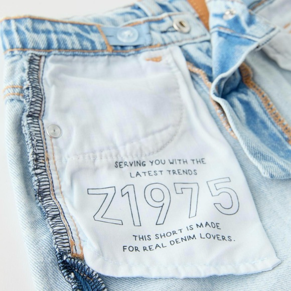 ZARA BOYS DENIM SHORTS - Picture 4 of 4